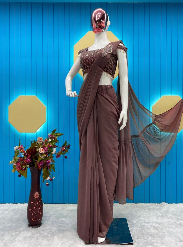 KDJ READY TO WEAR SAARI  - Pink