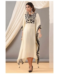 KDJ 1031 REYON KAFTAN DRESS  - M-38