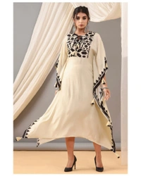 KDJ 1031 REYON KAFTAN DRESS  - 42-XL