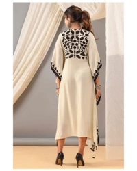 KDJ 1031 REYON KAFTAN DRESS  - 42-XL