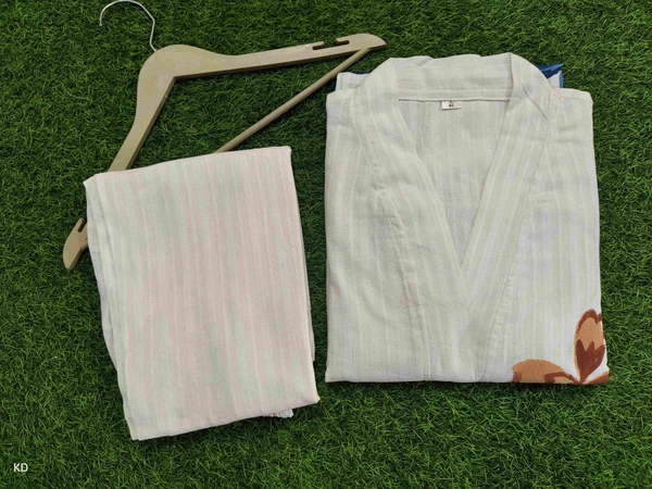 KDJ Cotton Printed Kurta Set  - M-38
