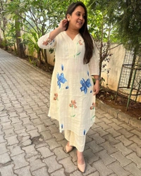 KDJ Cotton Printed Kurta Set  - 44-2XL