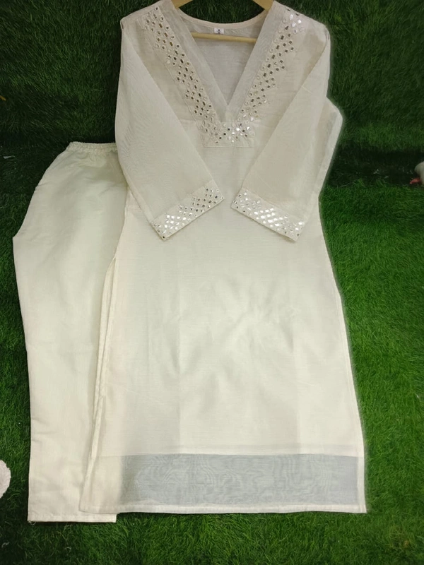 KDJ LCW 4760 Chanderi Cotton Kurta Set - 2XL-44