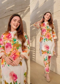 RPR Floral Kurta Set - 42-XL