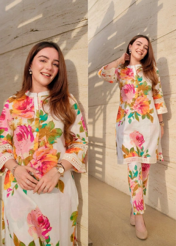 RPR Floral Kurta Set - 42-XL