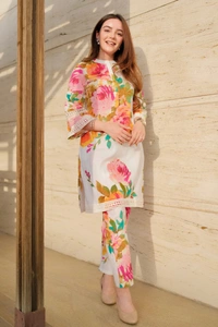 RPR Floral Kurta Set - 42-XL
