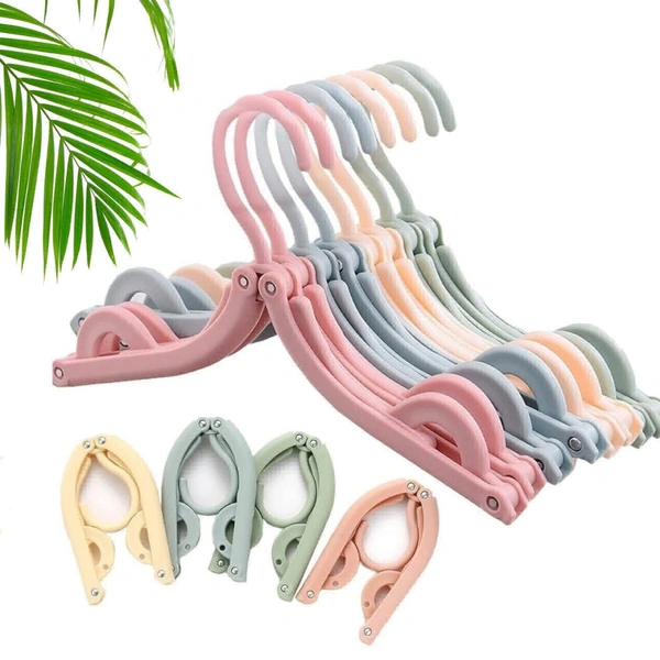 Folding Clothes Hanger  - 6 PCS SET