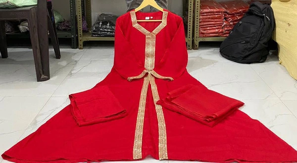 KDJ 2955 REYON KURTI Set - 2XL-44
