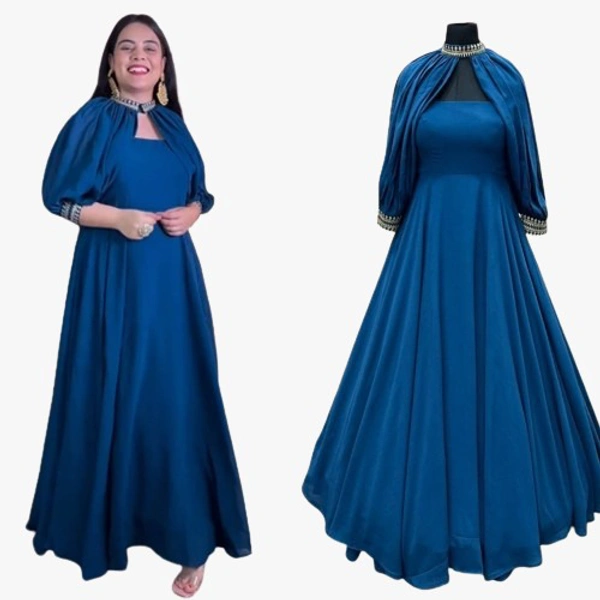ARM 3535 BARINDA FANCY GOWN WITH KOTTI - M-38