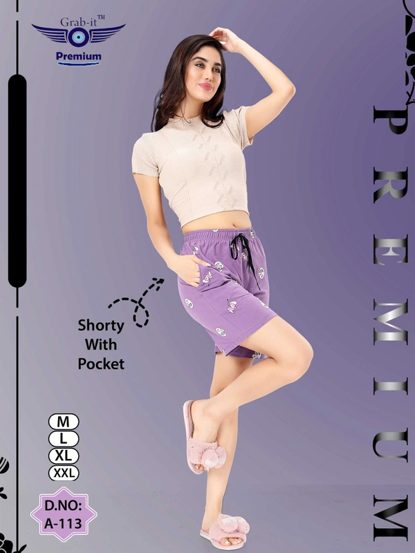 Grab It 2223 SUMMER PRINTED SHORTS  - M-38