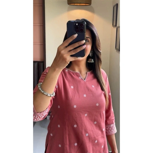 KDJ 2221 Summer Special Cotton Kurta Set  - L-40