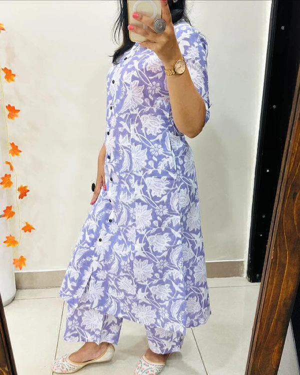 KDJ 4136 COTTON CORD SET  - Lavender, M-38