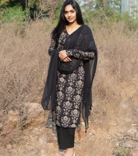 KDJ 3542 Cotton Kurta Set  - M-38
