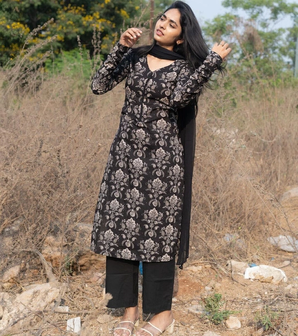 KDJ 3542 Cotton Kurta Set  - 46-3XL