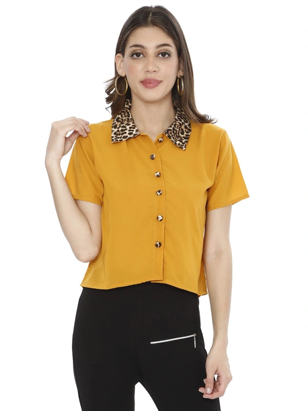 WSM TIGERS COLLER TOP - Yellow, M-38