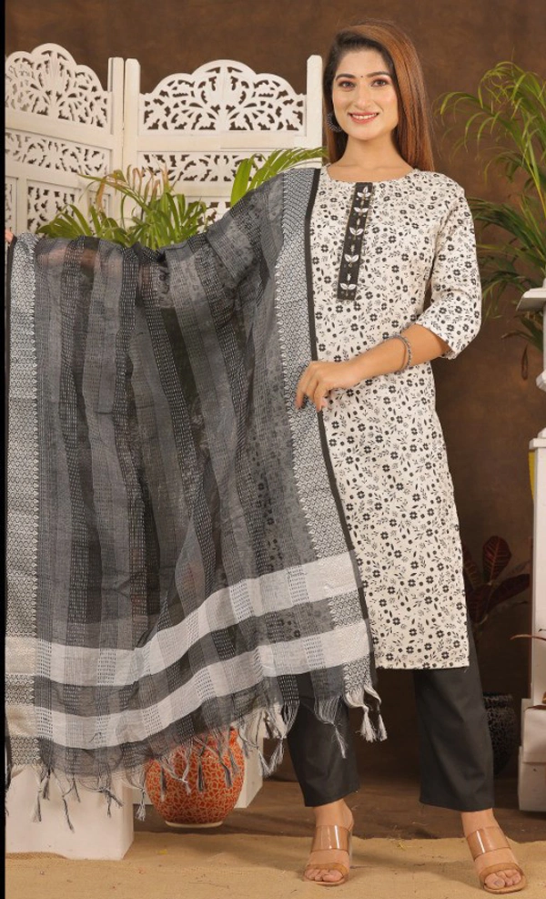 KDJ 2903 Beautiful Cotton Kurti Set  - M-38