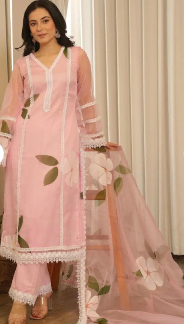 KDJ 2902 COTTON KURTI WITH PANT DUPATTA  - 42