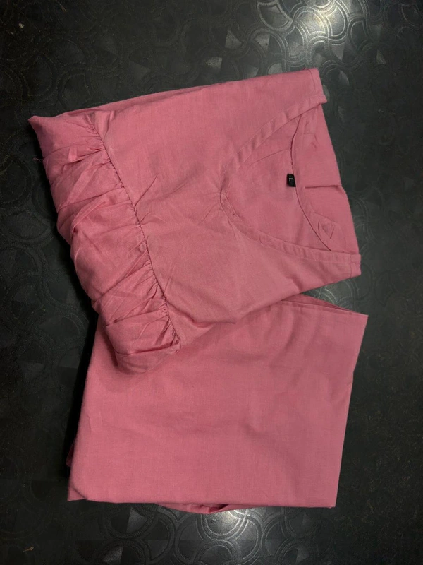 KDJ 4115 FULL SLEEVE CORDS SET  - peach, M-38