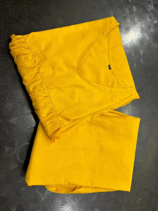 KDJ 4115 FULL SLEEVE CORDS SET  - Yellow, M-38