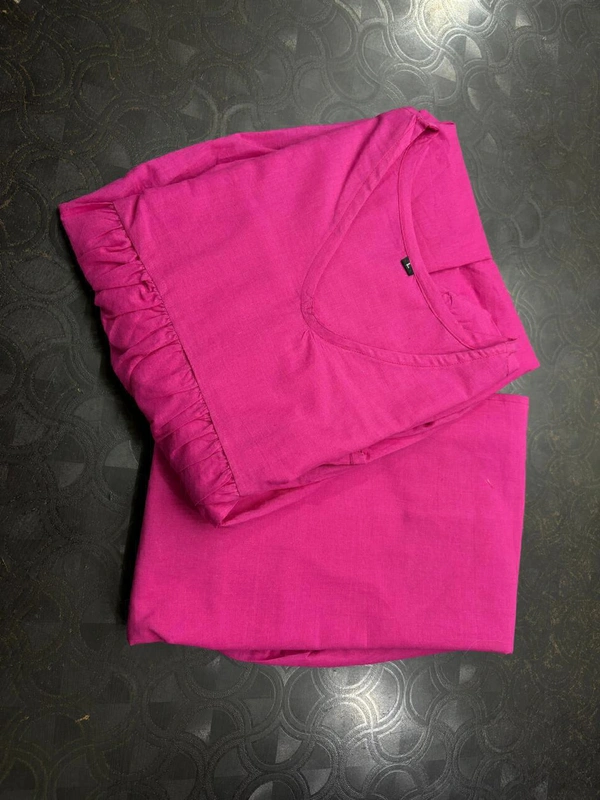 KDJ 4115 FULL SLEEVE CORDS SET  - pink, L-40