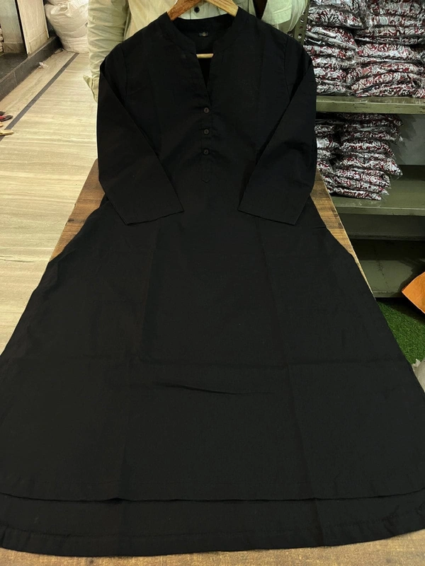 KDJ 5043 Beautiful Kurti With Pant  - Black, 42
