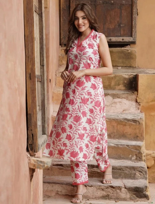 KDJ 2218 Summer Special Dress  - Red, M-38