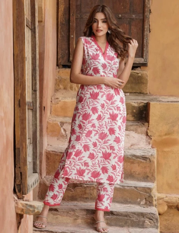 KDJ 2218 Summer Special Dress  - Red, XXL-44