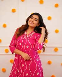 RPR 5045 Beautiful Kurti With Pant  - pink, L-40