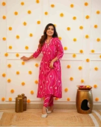 RPR 5045 Beautiful Kurti With Pant  - pink, L-40