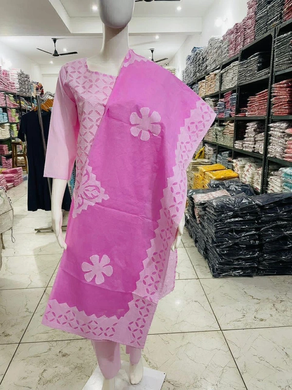 KDJ 5047 Beautiful Kurti Set  - Pink, M-38