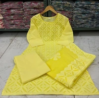 KDJ 5047 Beautiful Kurti Set  - Yellow, M-38