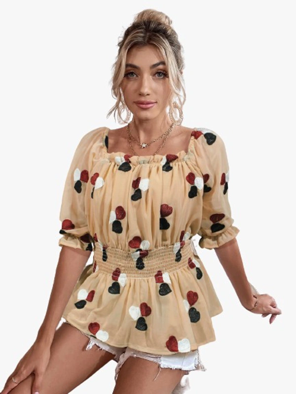 ARM SORRA TOP - Peach, M