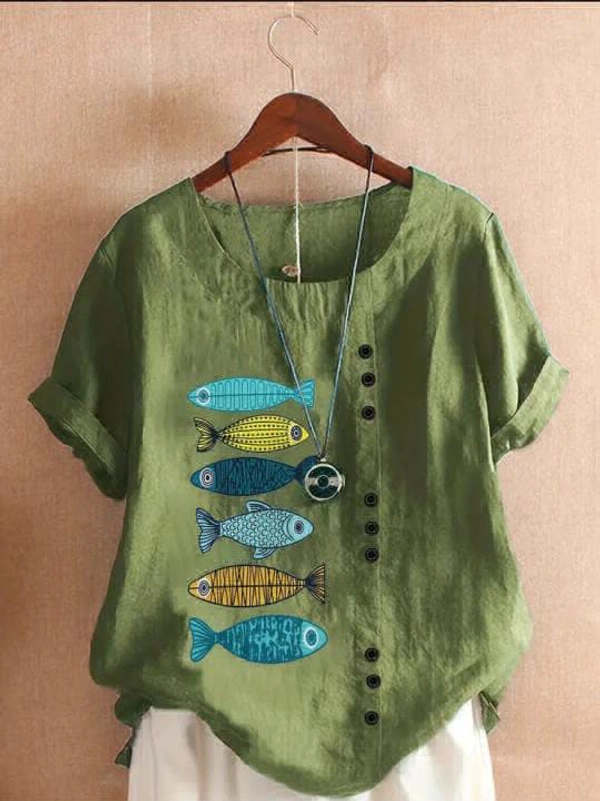 KD18 Designer Top - green, 40