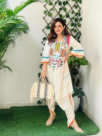 KDJ 5050 Festival Beautiful Dhoti Kurta Set  - XL-42