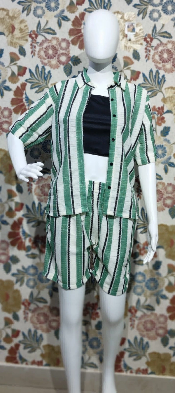 KD18 5150 Stylish 3 Pcs Nikker Set - Green, 34