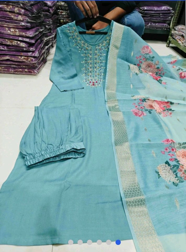 KDJ 5260 Party Wear Kurti Set  - L-40