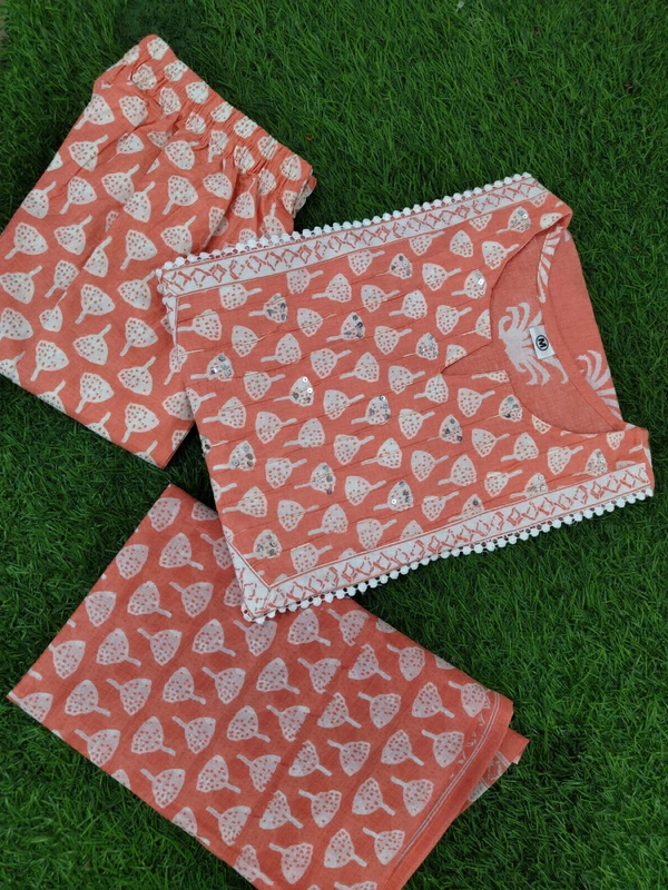 KDJ 5277 Beautiful Dress  - peach, M-38