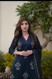 LKT 5284 Straight Kurti Plazo Pant And Dupatta  - M-38