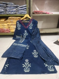 LKT 5284 Straight Kurti Plazo Pant And Dupatta  - M-38