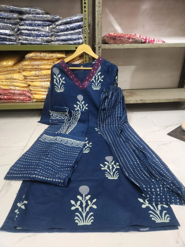 LKT 5284 Straight Kurti Plazo Pant And Dupatta  - M-38
