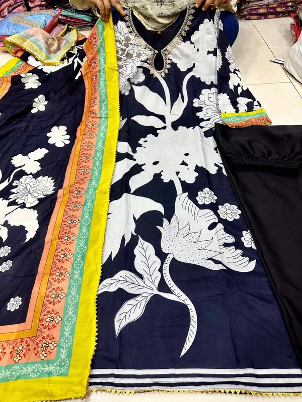 KDJ 5290 Beautiful Kurti Set  - L-40