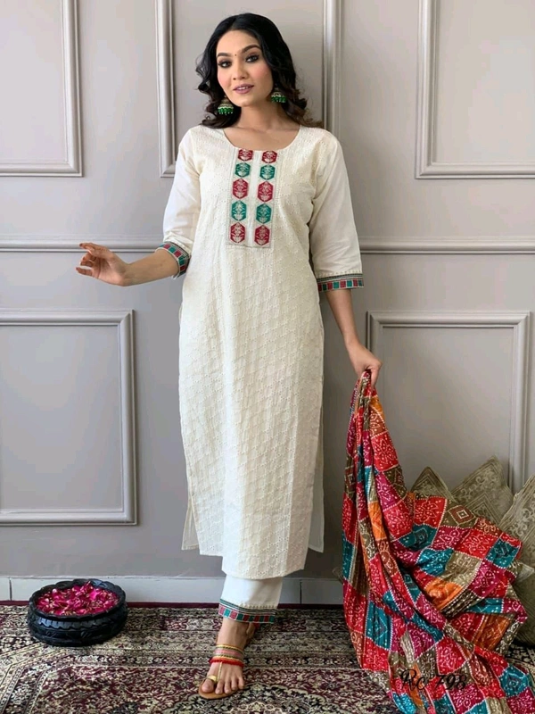 SF3 5096 New stylish cotton Dress - L-40