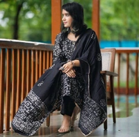 KF3 5367  Heavy Reyon and Heavy  Gotta  wark  Kurti with Pant Dupatta  - M-38