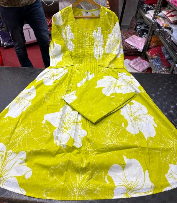 SF4 5394  Beautiful Cottan  kurti pent Design for Gorgeous   - Yellow, M-38