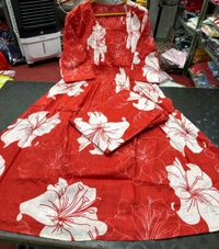 SF4 5394  Beautiful Cottan  kurti pent Design for Gorgeous   - Red, 3XL-46