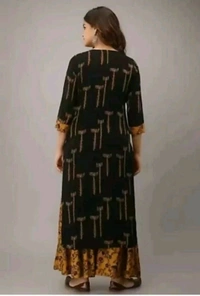 SF2 5399 Reyon  print kurti with sharara set. - 2XL-44
