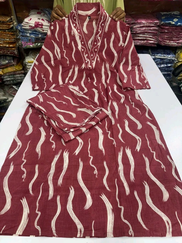 SF2 5400 DISIGNER CORD- SET  beautifully decorated with hand embroidery weaving PREMIUM COTTON WITH MIRROR WORK  - Red, 2XL-44