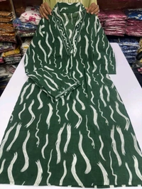 SF2 5400 DISIGNER CORD- SET  beautifully decorated with hand embroidery weaving PREMIUM COTTON WITH MIRROR WORK  - Green, 3XL-46