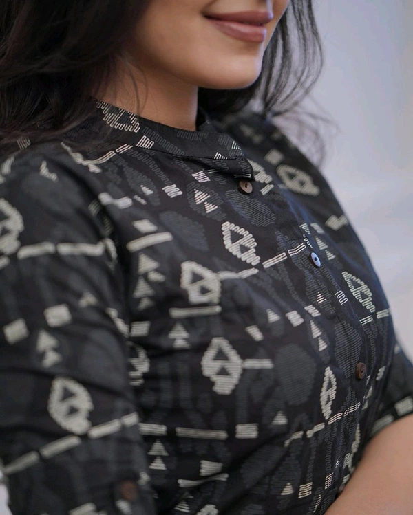 SF2 5437 Cotton 2Pcs Set (Kurti with plazo ) with beautiful shade and prints  - L-40