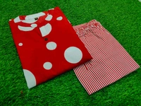 SF2 5449 Premium  cotton kurti Pent set  designer Co-erd set in Aline pattern   - Red, 2XL-44